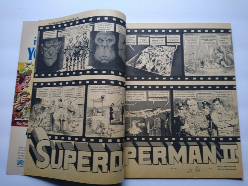 MAD Magazine Superman In Boxers Oct 1981 # 226 TV Parody Too Close For Comfort