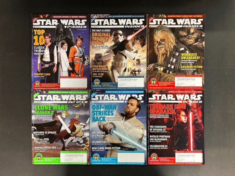 Star Wars Insider (1987) #33-82 Reader Lot of 48