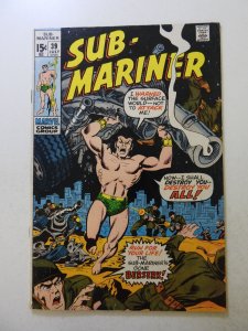 Sub-Mariner #39 (1971) FN- condition