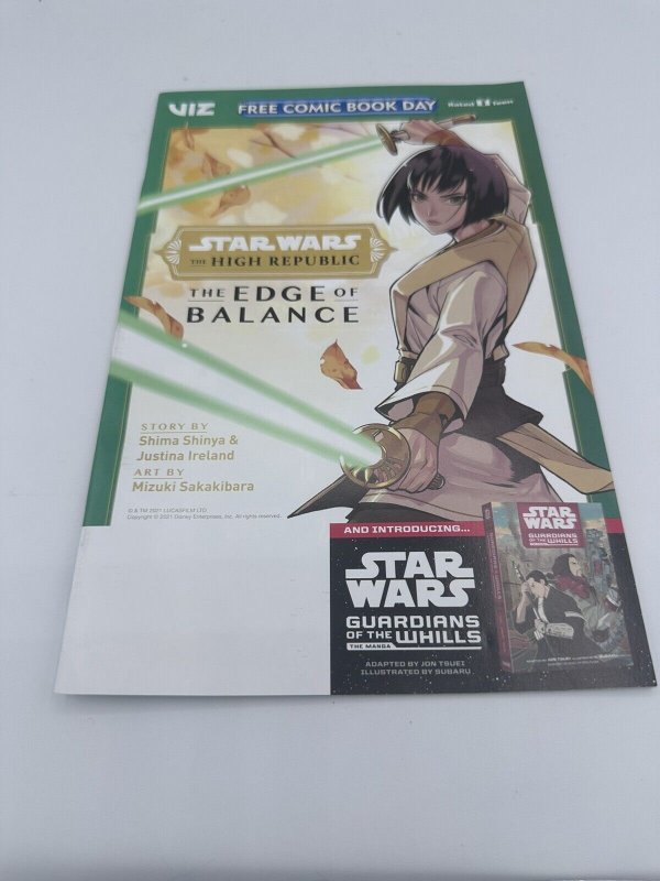 STAR WARS HIGH REPUBLIC EDGE OF BALANCE HIGH GRADE FCBD 2021 VIZ COMIC