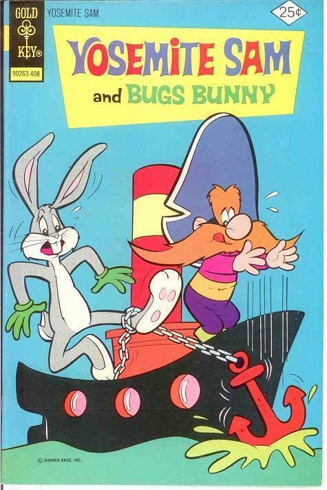 YOSEMITE SAM & BUGS BUNNY 22 VF-NM Aug. 1974 COMICS BOOK