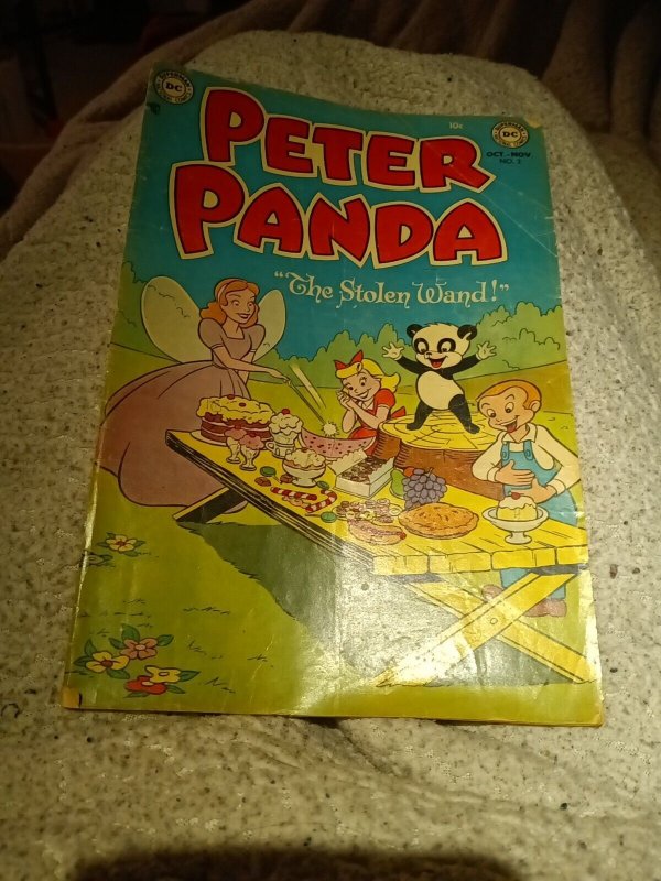 Peter Panda #2 DC Comics Golden Age 1953 2nd Appearance Grossman Cover Art
