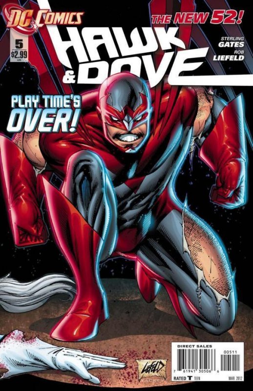 HAWK & DOVE #5 NM THE NEW 52!