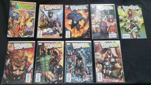 SQUADRON SUPREME 9PC (VF) OLD & NEW SQUADRON SUPREME, GRAPHIC NOVEL 1998-2009