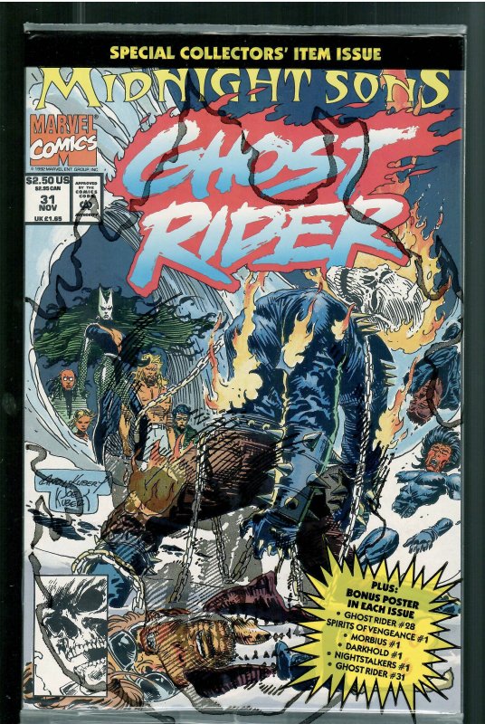 GHOST RIDER 1,2,28,31!! KEYS! NM+ MIDNIGHT SONS FILM! GET EVEN BIGGER DISCOUNT!!