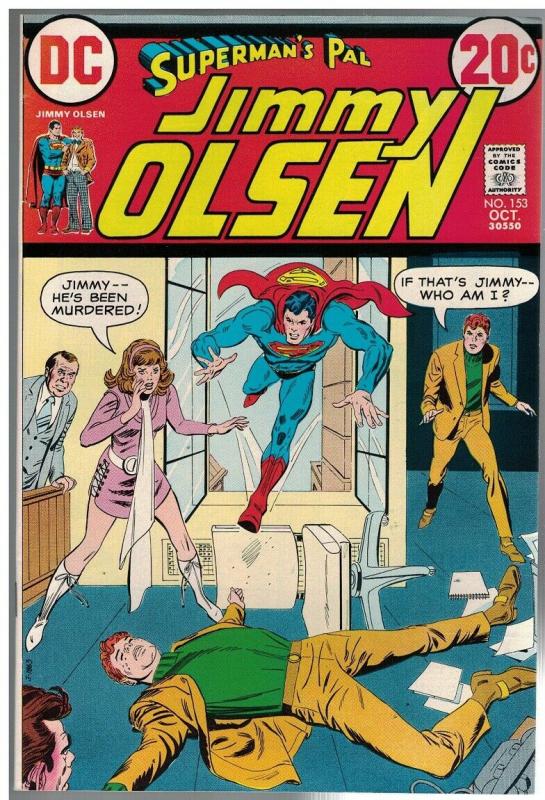 JIMMY OLSEN 153 F-VF Oct. 1972