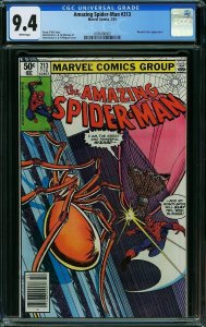 Amazing Spider-Man #213 (1981) CGC 9.4 NM