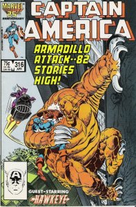 Captain America #316 (1986)  VF+ 8.5
