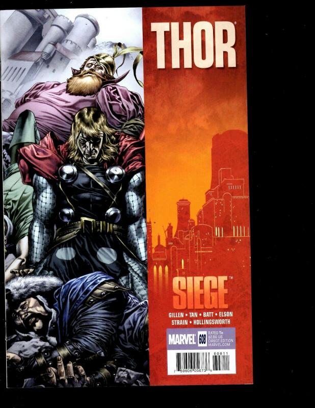 10 Thor Marvel Comics Annual 1 Siege 609 608 607 606 605 603 602 601 600 SM11