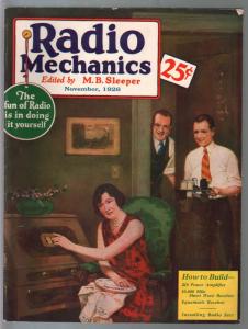 Radio Mechanics #2 11/1926-2nd issue-historic-early radio info-VF