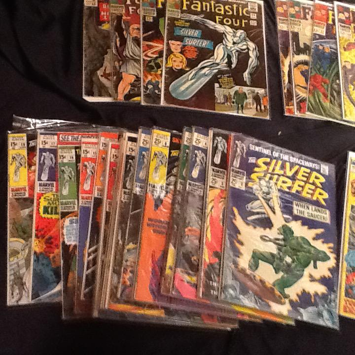 Silver Surfer original complete 1-18 plus FF extra, incuding first appearance