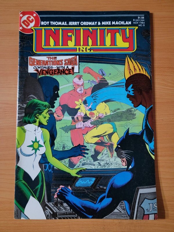 Infinity Inc. #8 ~ NEAR MINT NM ~ 1984 DC Comics 