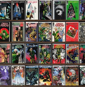 Huge Lot 130+ Comics with Green Arrow, Gambit, Mister Miracle & More!