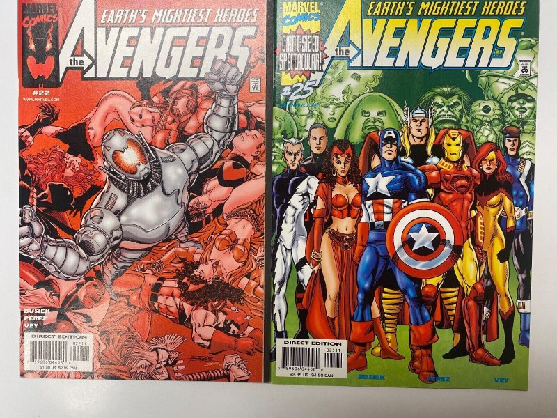 3 Avengers MARVEL COMICS #22 25 27 57 KM4