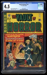 Vault of Horror #14 CGC VG+ 4.5 3rd Issue EC Pre-Code Horror!