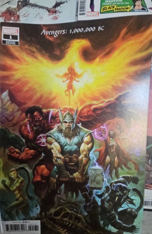 Avengers 1,000,000 B.C. Horley Cover (2022)