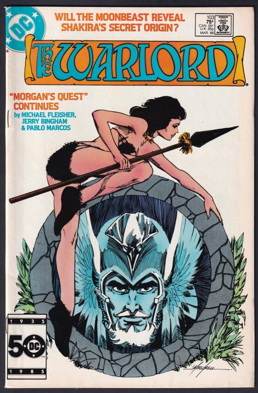 Warlord 103 (1986) VF/NM DC Comics