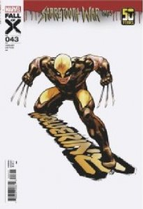 (2024) WOLVERINE #43 JAN BAZALDUA 1:25 VARIANT COVER! SABRETOOTH WAR!