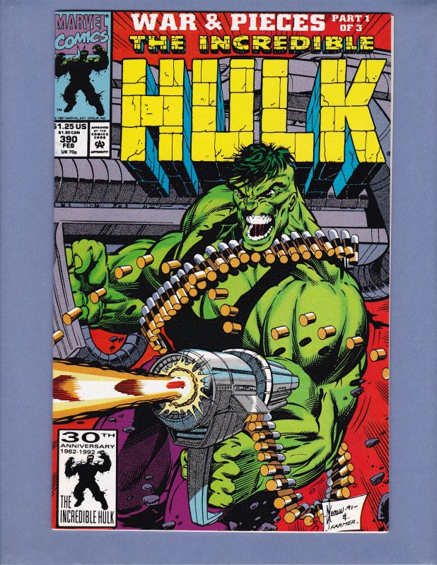 Incredible Hulk #390 NM- X-Factor Marvel 1992