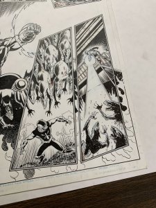 Slingers 8 Page 15 Original Art Greg Luzinak Bob Almond Spider-man 