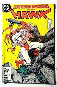 Teen Titans Spotlight (Hawk) #8 (1987) DC Comics 1st Print Comic Book