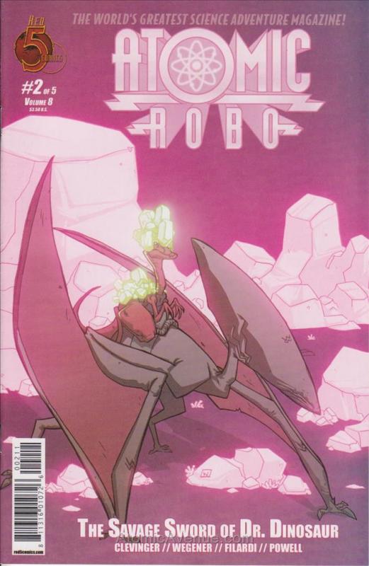 Atomic Robo and the Savage Sword of Dr. Dinosaur #2 VF ; Red 5 | Volume 8