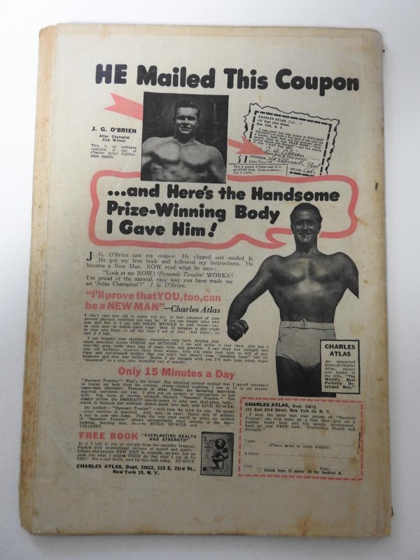 Jumbo Comics #58 (1943) VG- Condition chew bottom right of book