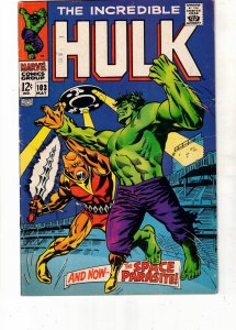 The Incredible Hulk #103 (1968) PRICE DROP$109 2nd Issue! 1st Parasite! VF UTAH!