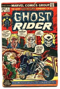 GHOST RIDER #6 comic book 1974-MARVEL