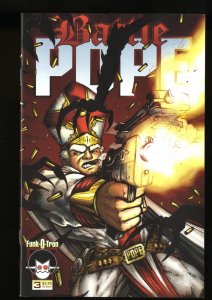 Battle Pope #3 NM+ 9.6 Funk-O-Tron Kirkman and Moore!