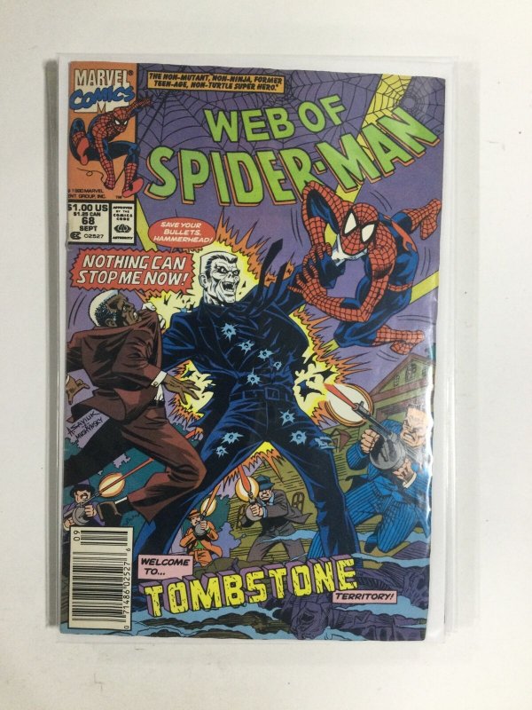 Web of Spider-Man #68 (1990) VF3B129 VERY FINE 8.0