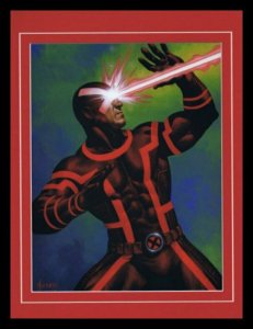 X Men Cyclops Framed 11x14 Marvel Masterpieces Poster Display