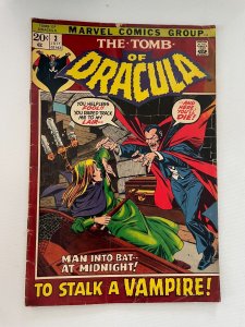 Tomb Of Dracula # 3 VG/FN Marvel Comic Book Vampire Horror Monster 8 J254