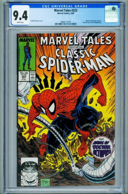 Marvel Tales #223 CGC 9.4 Spider-Man McFarlane cover-3864111019