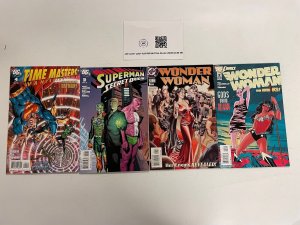 4 DC Comics Wonder Woman # 2 # 202 Superman # 5 Time Masters # 4  35 NO10