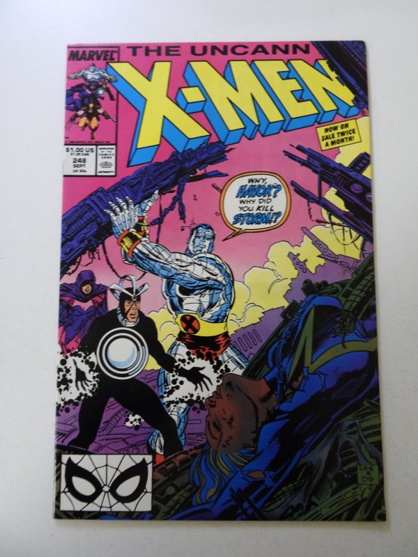 Uncanny X-Men #248 1st Jim Lee art on title VF condition