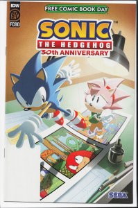 Sonic the Hedgehog 30th Anniversary Special Free Comic Book Day Cover (2021) ...