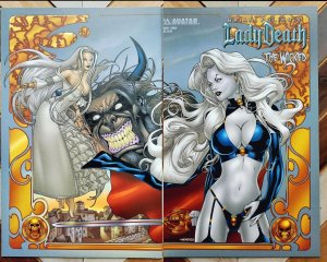 LADY DEATH The Wicked #1 (2005) NM One-Shot RICHARD ORTIZ Wraparound Cover