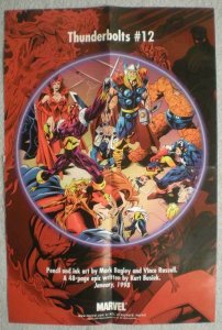 THUNDERBOLTS Promo poster,Thor, 12x18, 1997, Unused, more Promos in store
