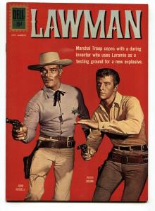 Lawman #10 1961- Dell Western- John Russell- Peter Brown VF-