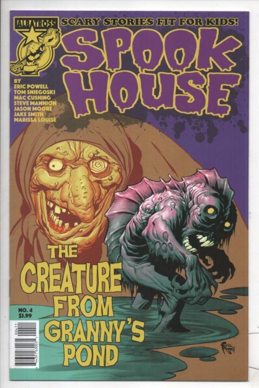 SPOOK HOUSE #1 2 3 4 5, NM, #1 signed by Eric Powell, 2016, Albatross, Mannion