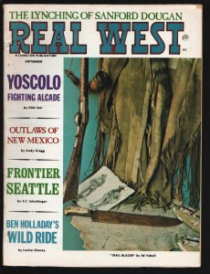 Real West 9/1969-Outlaws of New Mexico-Frontier Seattle-Quacks Remedies Cured...