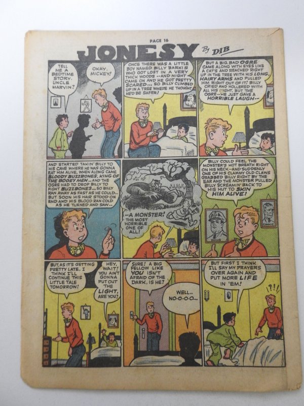The Spirit #257 (1945)  The Chicago Sun Comic Insert Rare VG Condition!