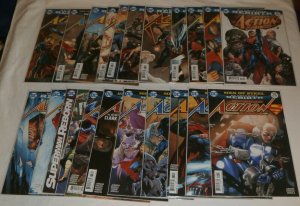 Action Comics #957-1000 (no 975) Jurgens Superman Rebirth Lex, comics lot of 43