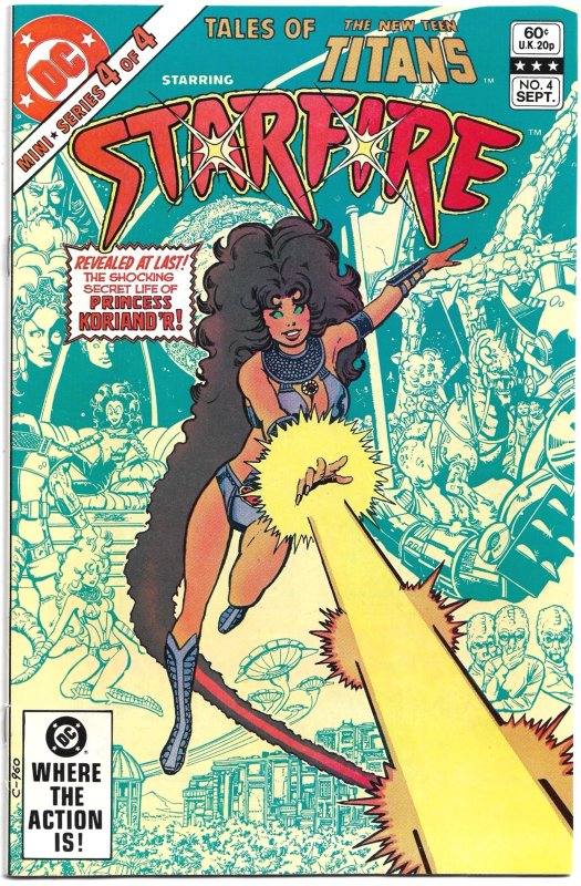 TALES OF THE NEW TEEN TITANS #1-4 (1982) 8.0 VF  4-issue Mini-Series of Origins!