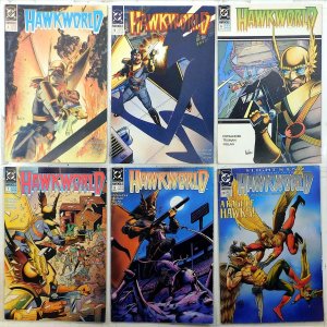 Hawkworld Lot 6 #4, 5, 6, 7, 9, 29 1990 DC Hawkman Hawkgirl 1st Print Comics