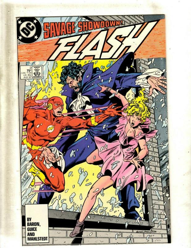 14 Comics Flash 2 Elongated Man 1 Worlds End 2 Brightest Day 2 Countdown 1+ J413