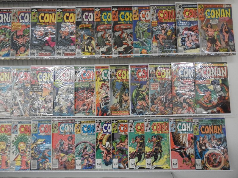 Huge Lot 140+ Comics W/ Avengers, X-Force, Conan+ Avg Fine Condition!!