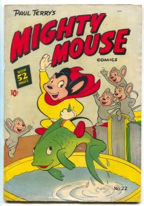 Mighty Mouse #22 1951- St John Golden Age Funny Animals G 