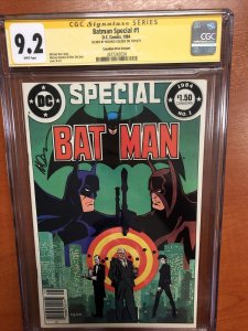 Batman Special #1 CPV(CGC 9.2) Signed By Michael Golden
